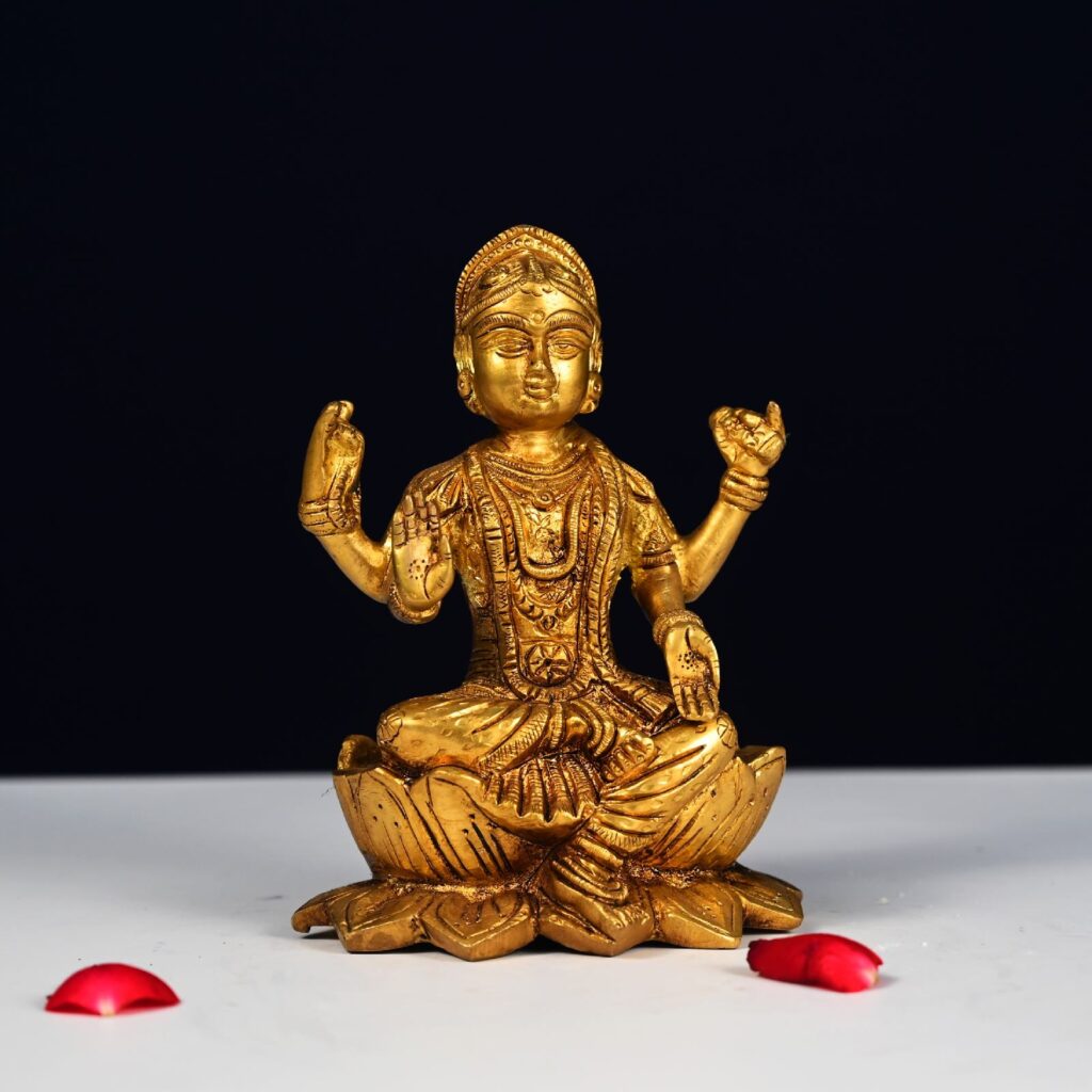 Brass balambika statue height 6.6 inch